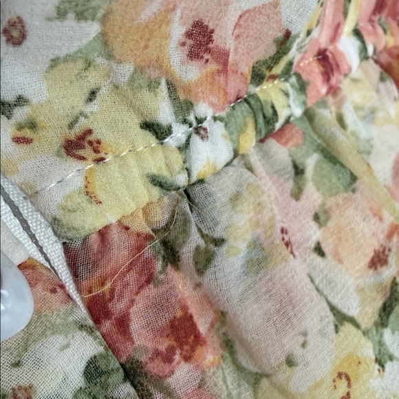 Suzy Shier sleeveless Pastel Floral Ruffle Maxi Dress NWOT XS - Picture 10 of 14